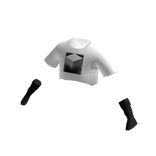 ✅ Aesthetic White emo warmer sleeve Halloween goth