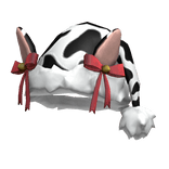 🎄 Aesthetic Y2k Cow Print Christmas Hat