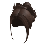 Aesthetic Y2k Messy Ponytail (Brown)