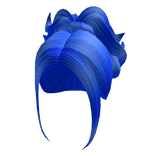 Aesthetic Y2k Party Ponytail (Blue)