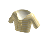 Aesthetic Yellow Striped Top