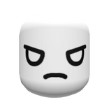 Angry Face (White)