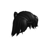 Anime Delinquent Long Black Hair