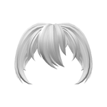 Anime Hair Bangs (White)
