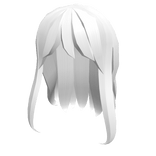 Anime White Cute Long Hair