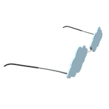 Baby Blue Cloud Glasses