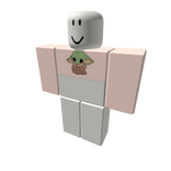 Baby Yoda Pink Crop Top