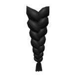 Back Cute black braid