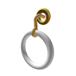 (BACK) Doll Pull String in White 3.0