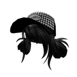 Baddie Cap in Black on Black