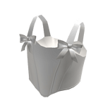 Ballerina Bow Corset- White