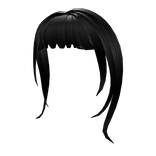 B&B Black Layered Bangs