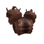 B&B Braided Double Buns in Brown