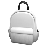 Basic White Backpack