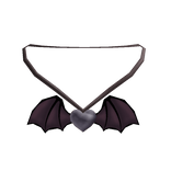 Bat Heart Necklace