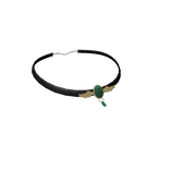 Bat Wing Choker - Emerald