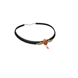 Bat Wing Choker - Garnet