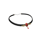 Bat Wing Choker - Ruby