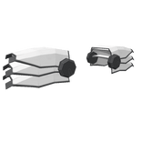 Battle Suit Shoulder Protections(White)