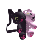 Bear Backpack - Black and Pink  [1.0]