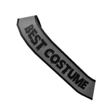 Best Costume Sash 👻 (3.0 Gray)