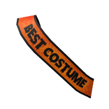 Best Costume Sash 👻 (3.0 Orange)