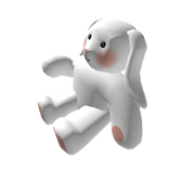 Big Back White Bunny