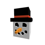 Big Blocky Snowman Head