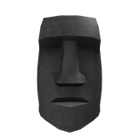 Big Stone Statue Head