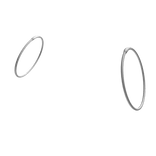 Bigger Silver Hoops