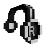 Black 8-Bit Headphones