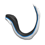 Black & Blue Furred Gamer Dragon Tail