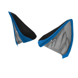 Black & Blue Wolf Ears