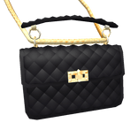 Black & Gold Deluxe Handbag