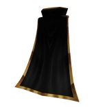 Black & Gold Emperor Collar Cape