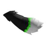 Black & Green Fox Tail
