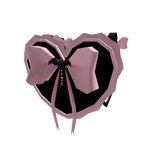 Black And Pink Heart Backpack / 3.0
