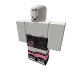 Black and pink Y2K pretty gothic skirt