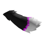 Black & Purple Fox Tail