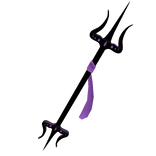 Black And Purple Trident