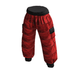 Black & Red Cargo Joggers