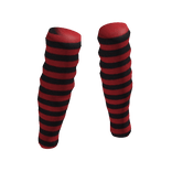 Black and Red Leg Anime Warmers