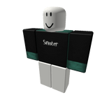 Black And Turquoise Sinister Shirt