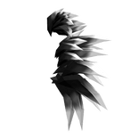 Black and White Back Spikes