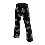 Black and White Butterfly Bellbottoms