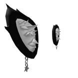  Black And White Cat Ears w/ Stars