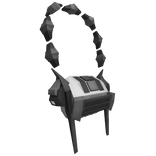 Black and White Cyber Y2K Mecha Purse