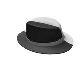 Black and White Fedora