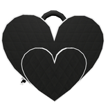 Black and White Goth Heart Backpack