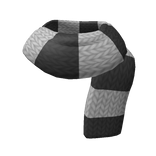 Black and White Knit Scarf (3.0)